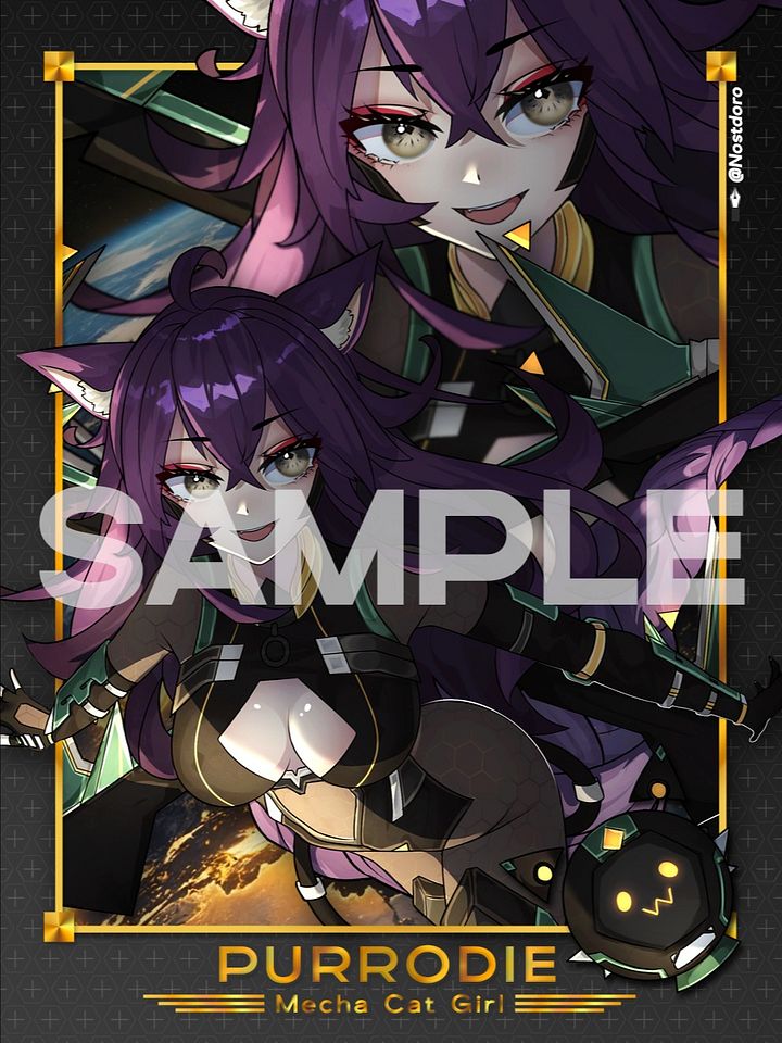 Purrodie Vtuber Card product image (1)