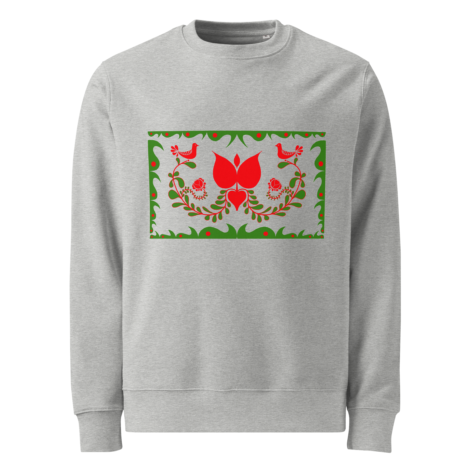 Folk Art Hungarian Design Organic Sweatshirt product image (1)