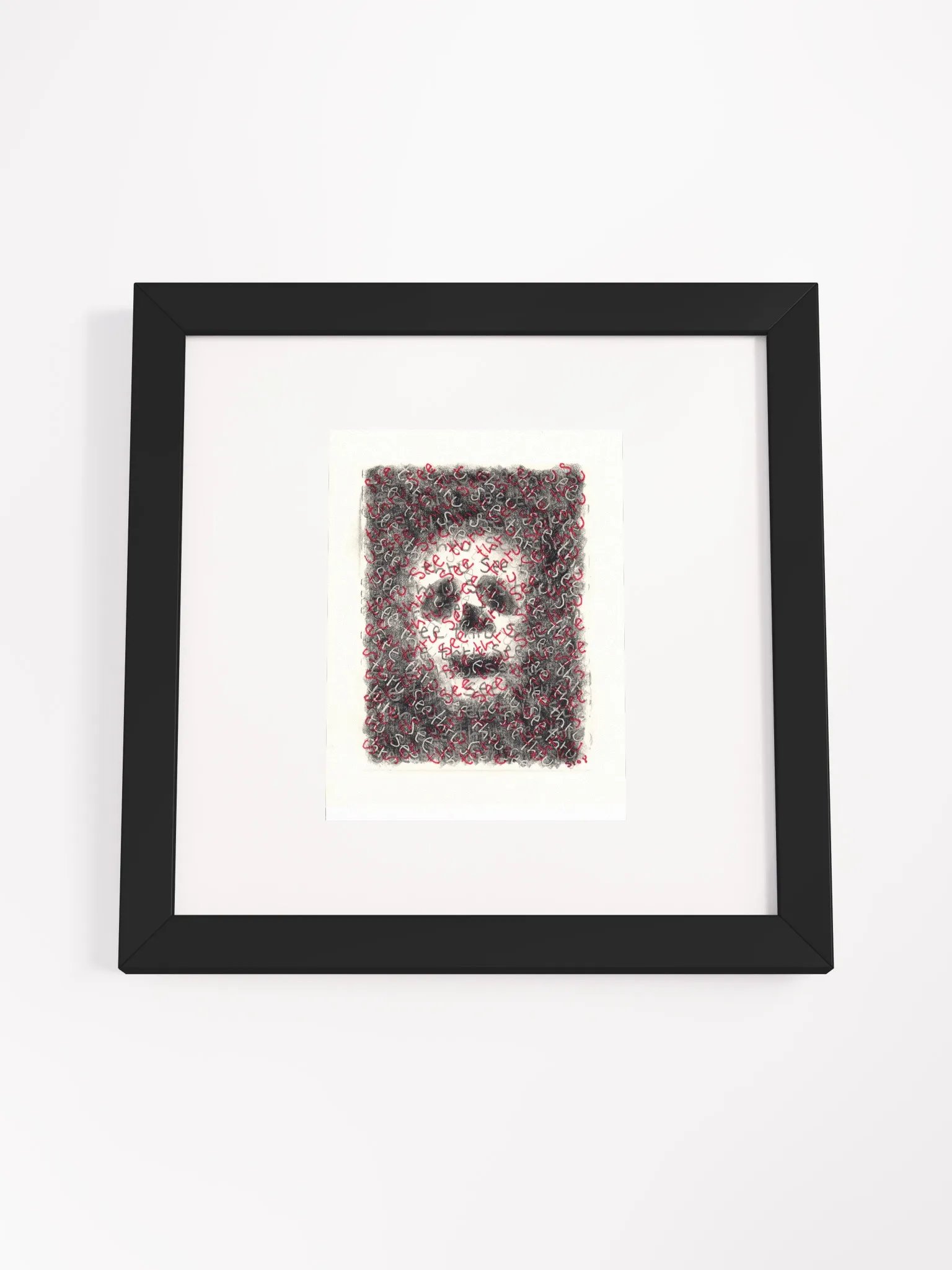see thru Panel Card Print Framed product image (4)