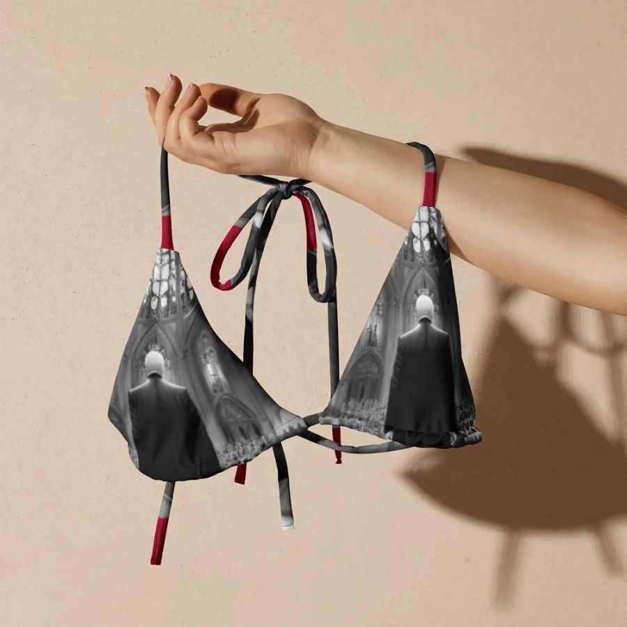 Within these Halls All-Over Bikini Top product image (8)