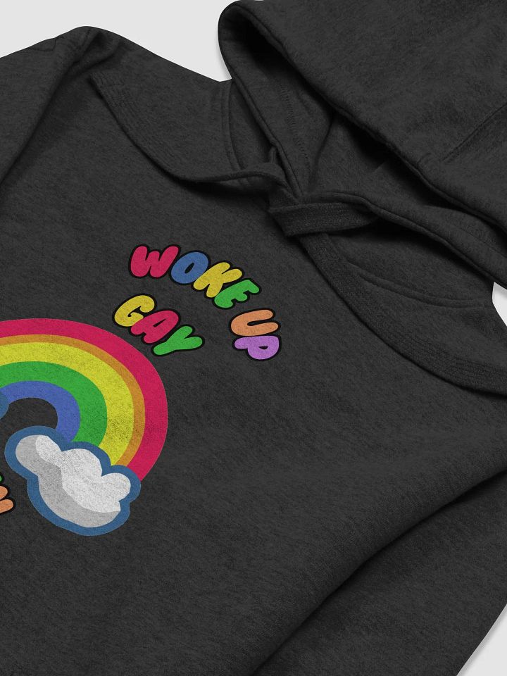 Rainbow Woke Up Gay Unisex Hoodie product image (2)