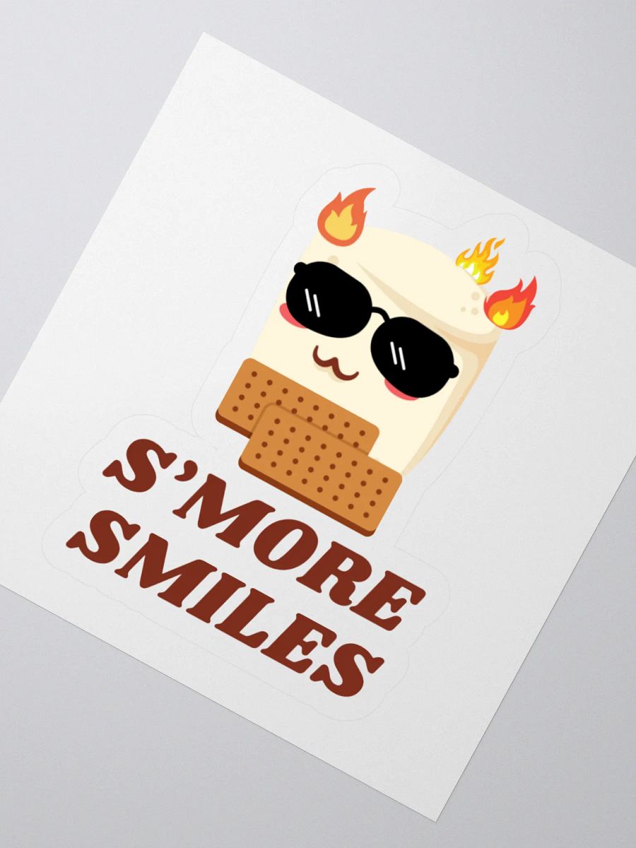 S’more Smiles — Cool Marshmallow Sticker product image (5)