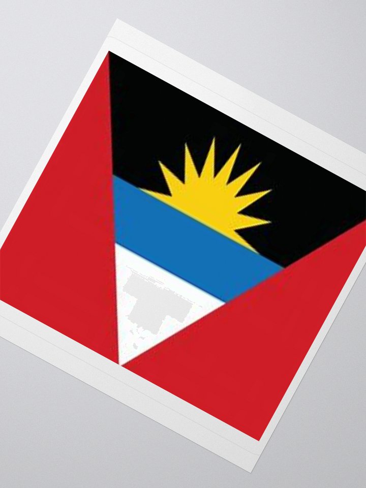 Exclusive Antigua and Barbuda Flag Kiss-Cut Stickers - High-Quality Vinyl, Multiple Sizes product image (4)