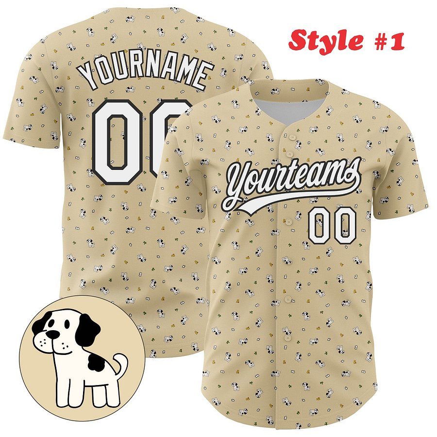 Authentic Baseball Jersey, Custom Baseball Jersey, Personalized Sport Jersey, Colorful, Number, 3D Cute, Gift For Kid product image (184)