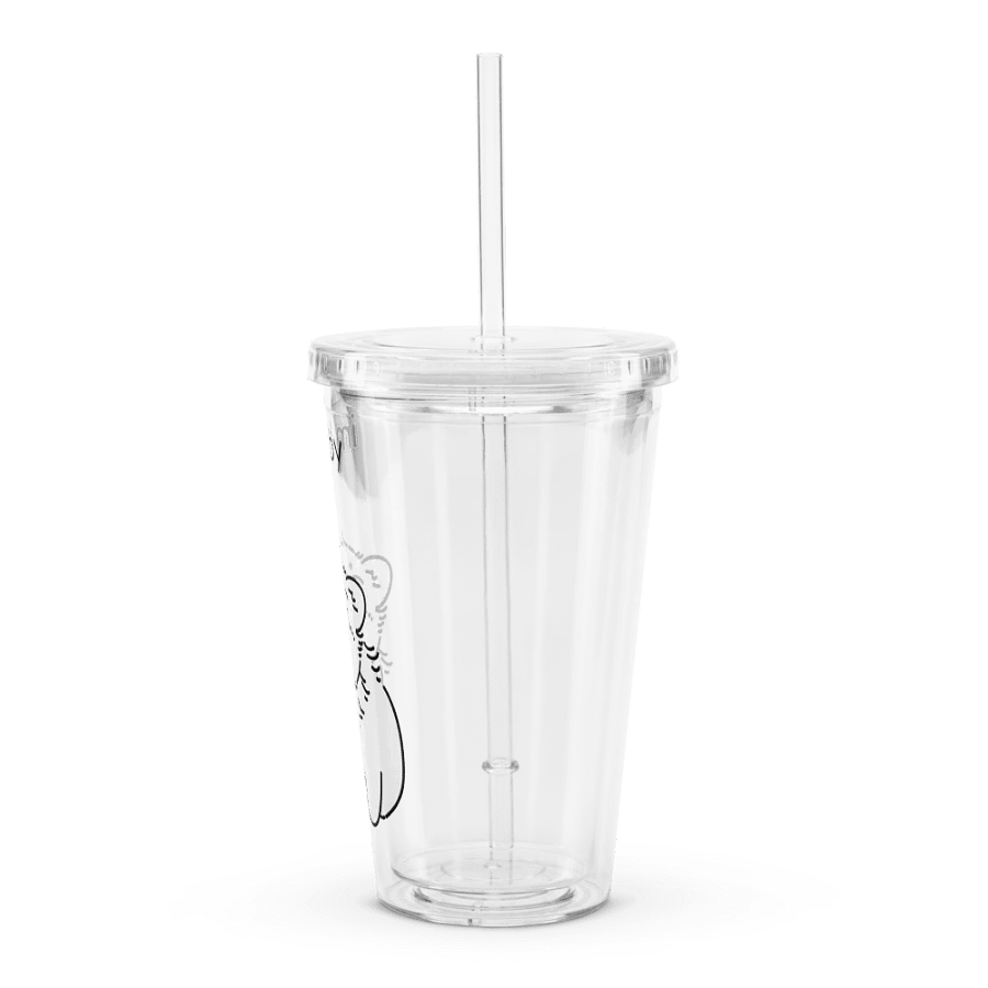 I'm Baby Manul - Transparent Cup & Straw product image (4)