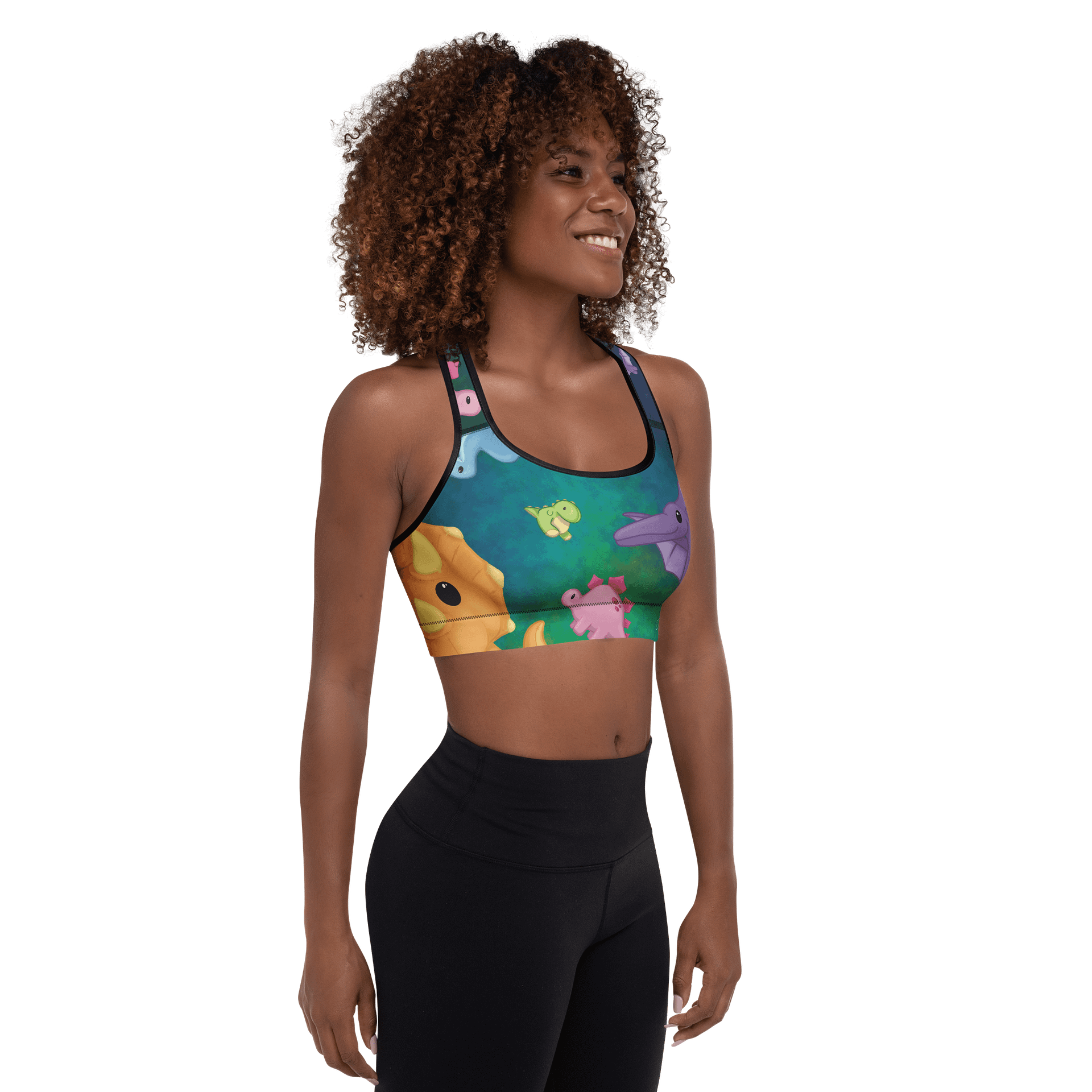 Cozy Plushie Dino Sports Bra product image (6)