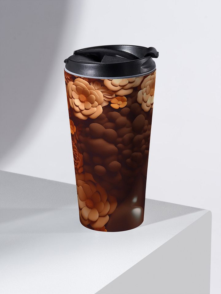 Floral Serenity Stainless Steel Travel Mug product image (2)