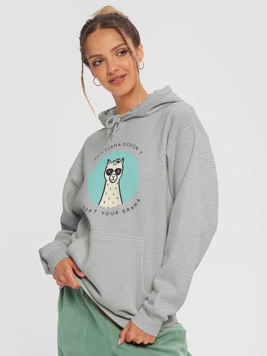 No Drama Llama Vibes Premium Hoodie product image (14)