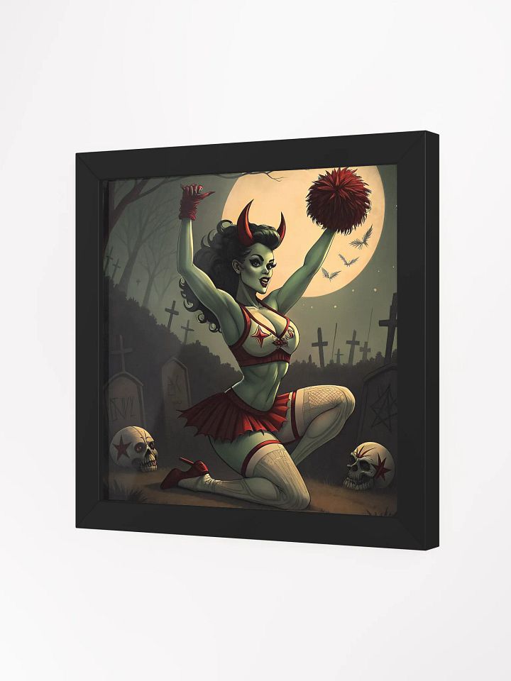 Retro zombie Satanic Cheerleader Pinup girl product image (8)