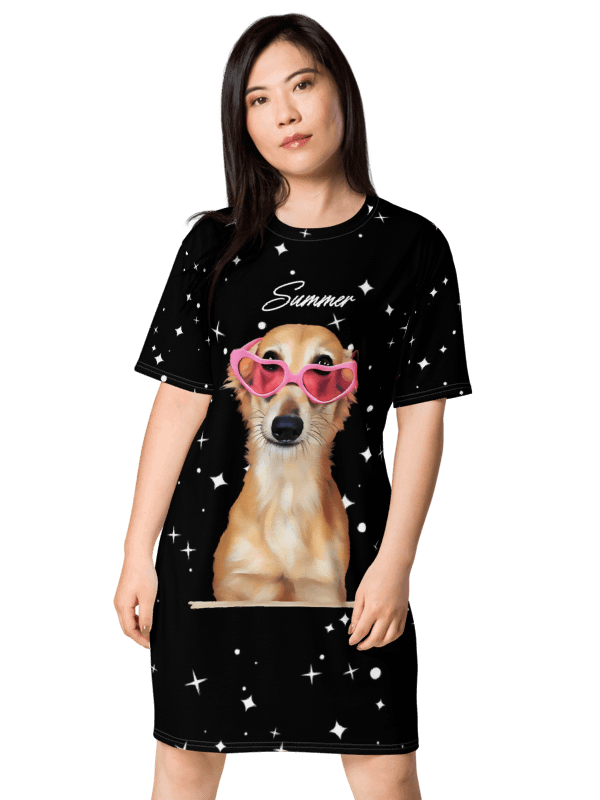 YOUR BEST FRIEND! / PERSONALIZED T-SHIRT DRESS product image (3)