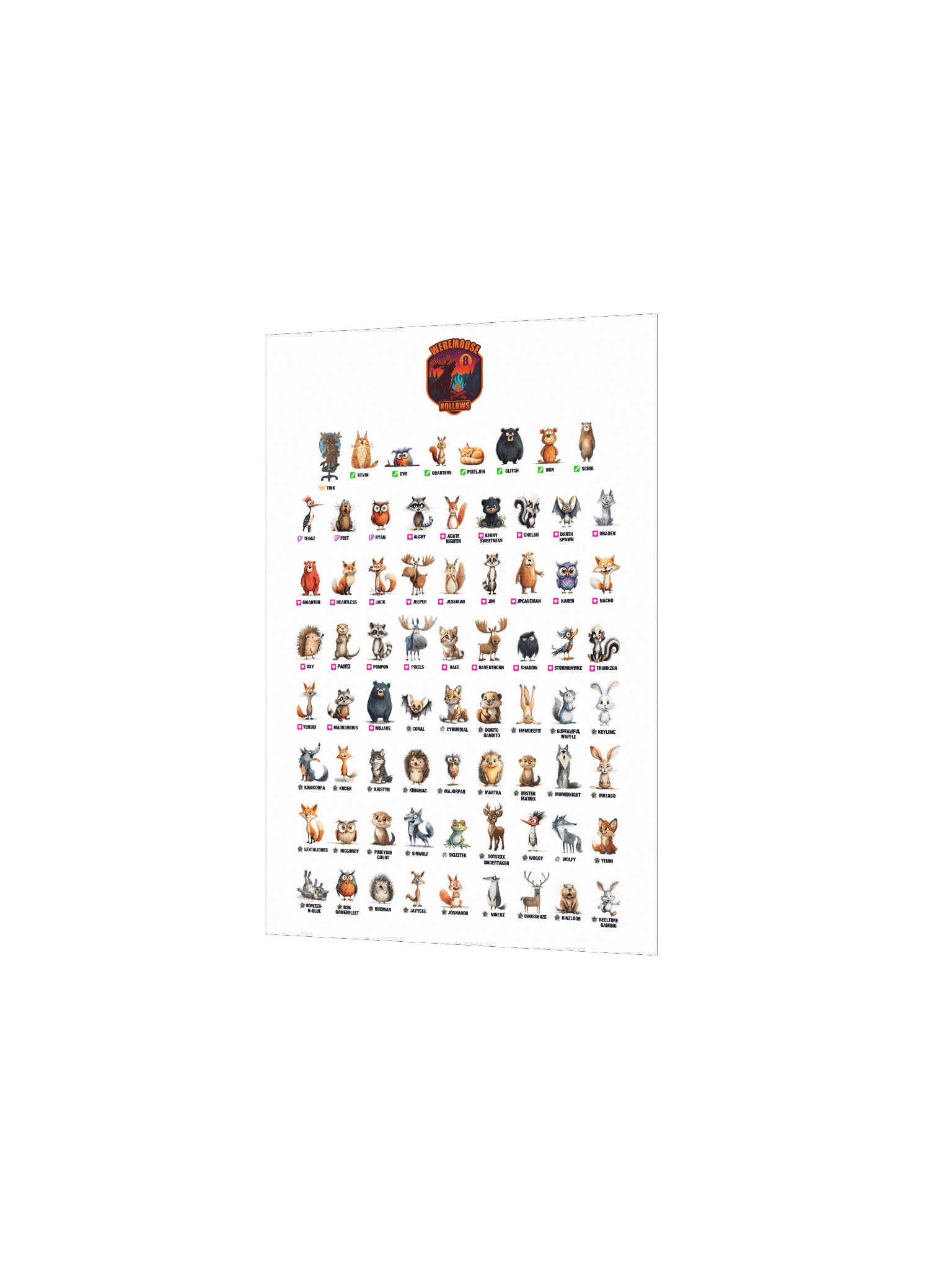 Limited Edition 8 year Anniversary Camp Weremoose Hollows Poster product image (5)