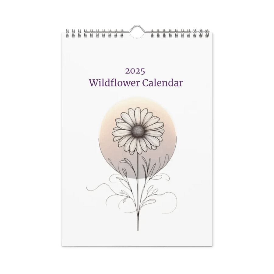 2025 Wildflower Wall Calendar product image (6)