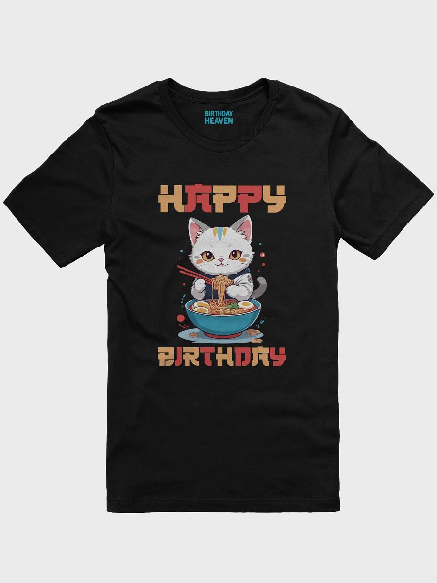 Happy Birthday (Cat With Noodles) T-Shirt product image (2)