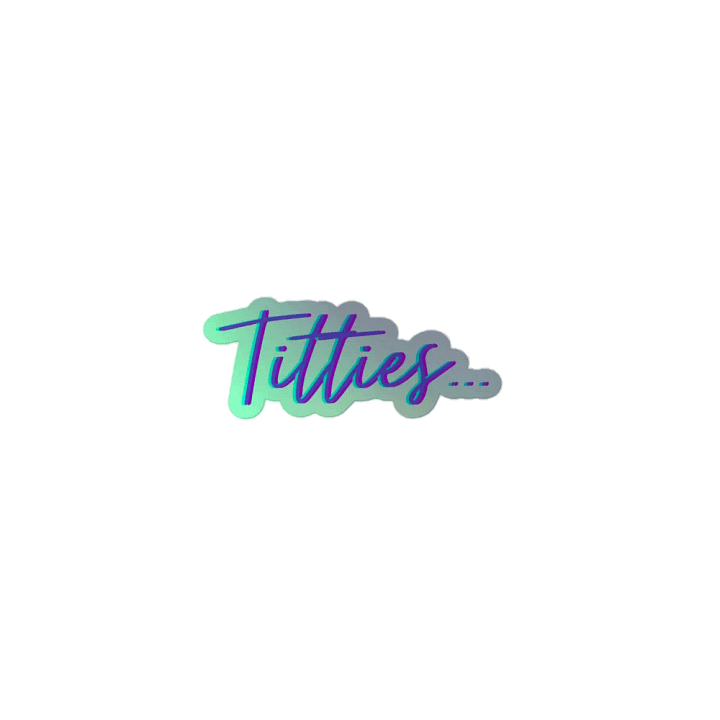 Holo Tatas Sticker product image (2)