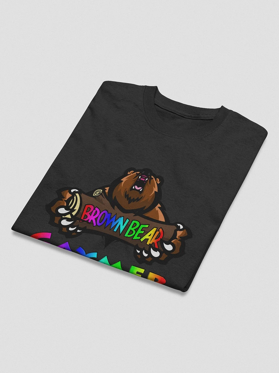 Brown Bear Gaymer (Rainbow Pride) - Dark Color T-Shirt product image (36)