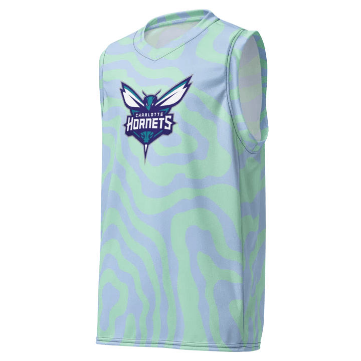 Charlotte Hornets All-Over Print Basketball Jersey product image (1)