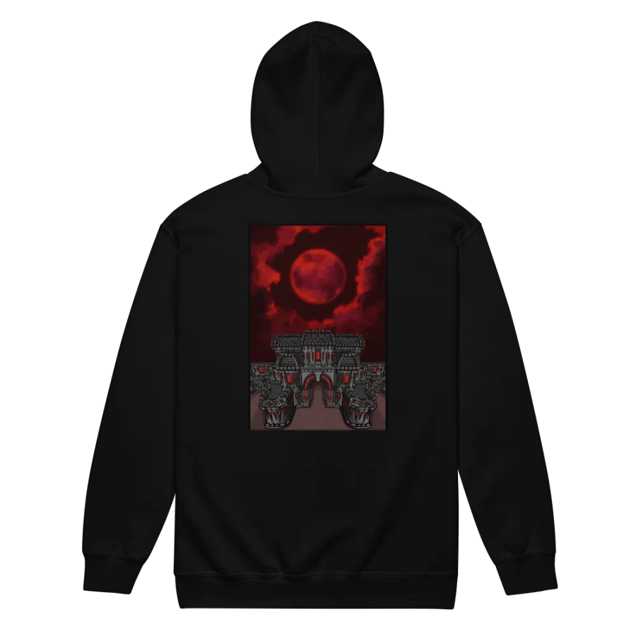 Theater of the Blood Moon - BACK Print Zip up Hoodie product image (31)