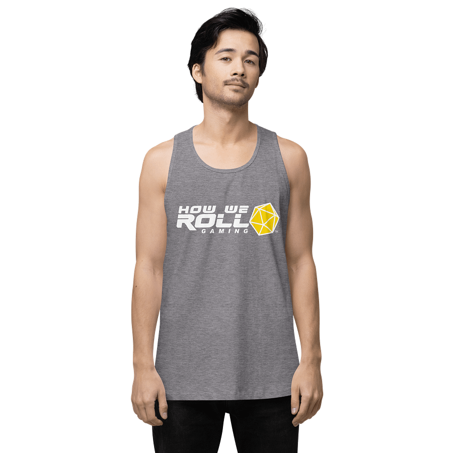 How We Roll Gaming Tank Top (white logo) product image (1)