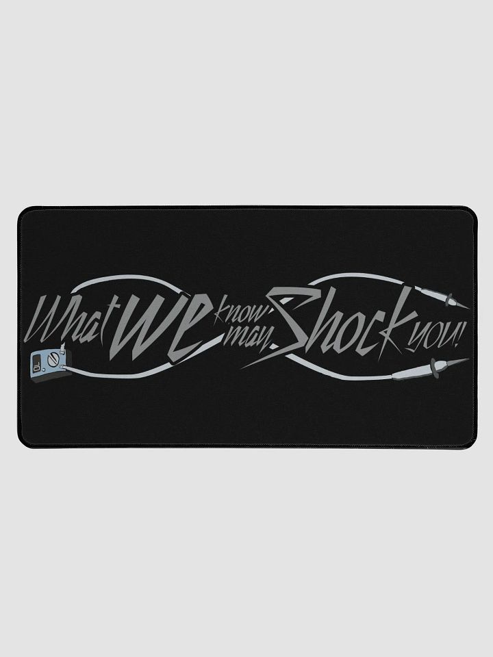 "What We Know" Desk mat product image (1)