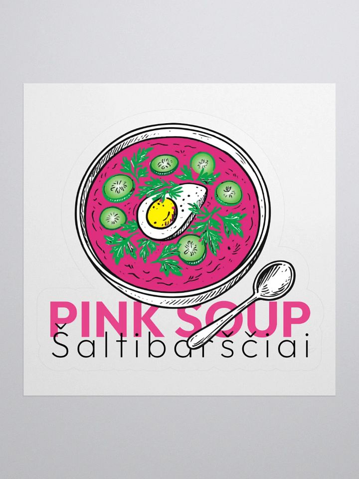 Pink Soup Sticker product image (2)