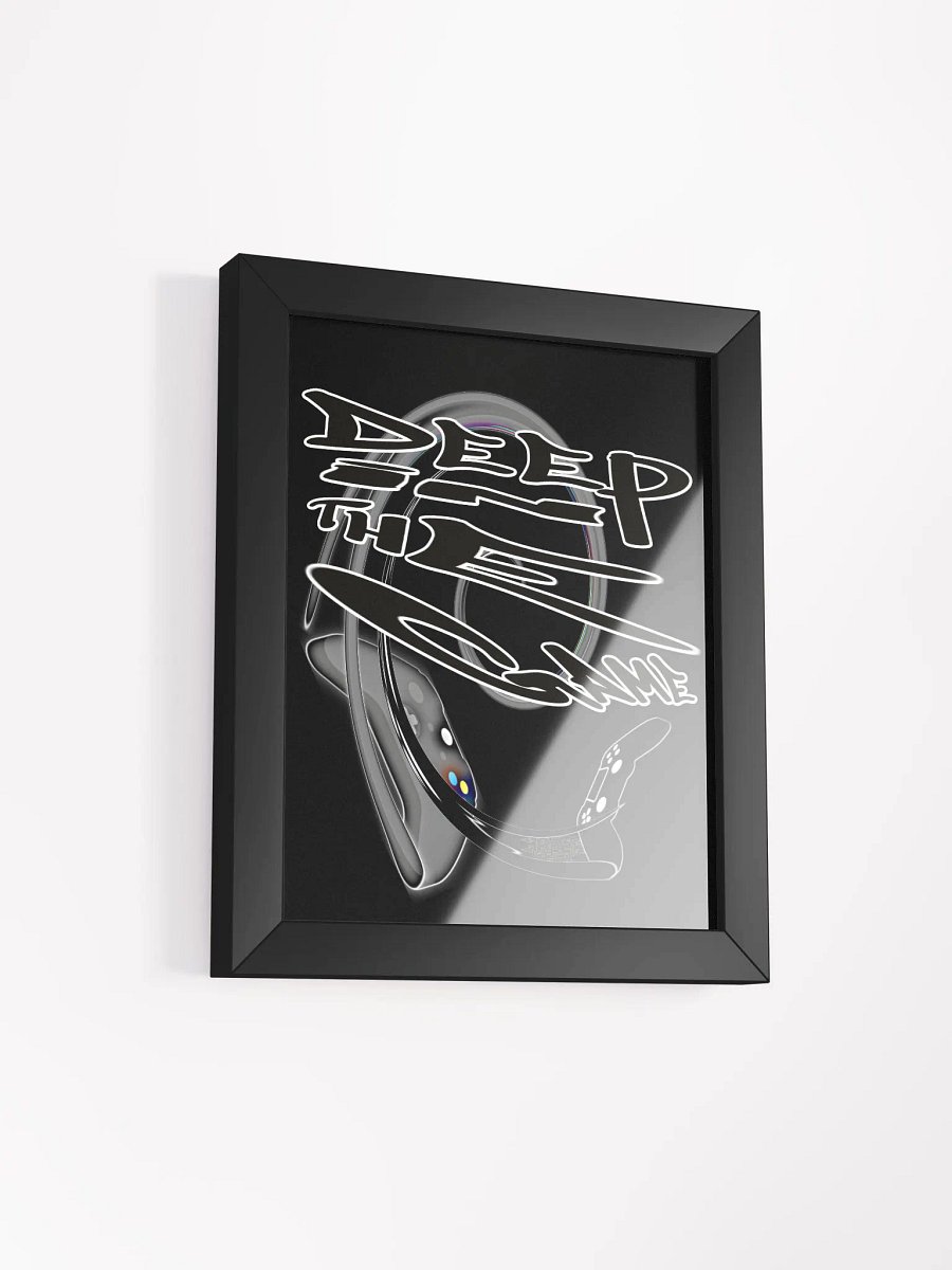 Deep In The Game - Framed - Black - High-Quality Poster product image (2)
