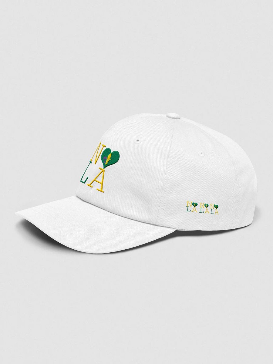 I LOVE NOLA **EMBROIDERED CAP LEGACY LOGO** (MARDI GRAS 2) product image (3)