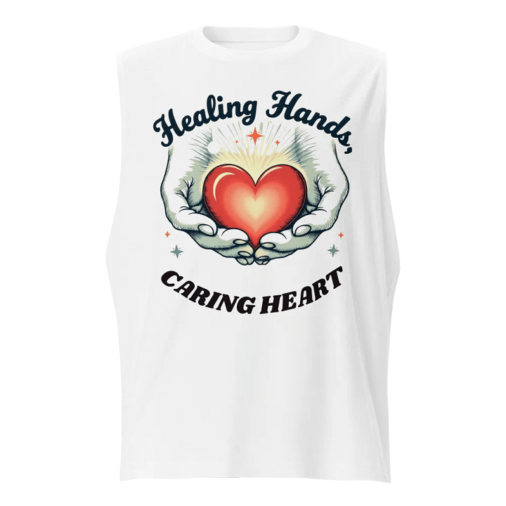 Healing Hands, Caring Heart Muscle Tank product image (1)