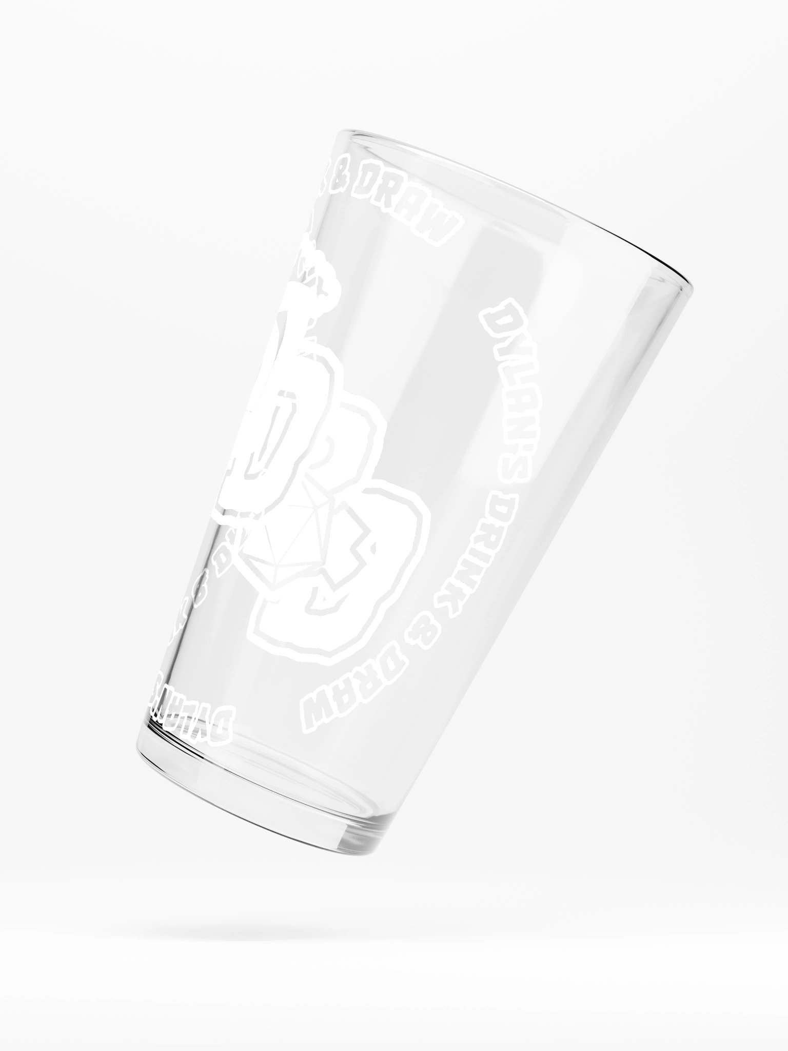 Dylan's Drink & Draw Pint Glass product image (5)