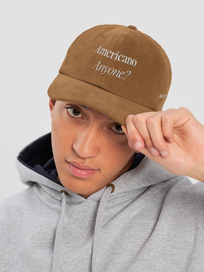 Americano Anyone? — Corduroy Dad Hat