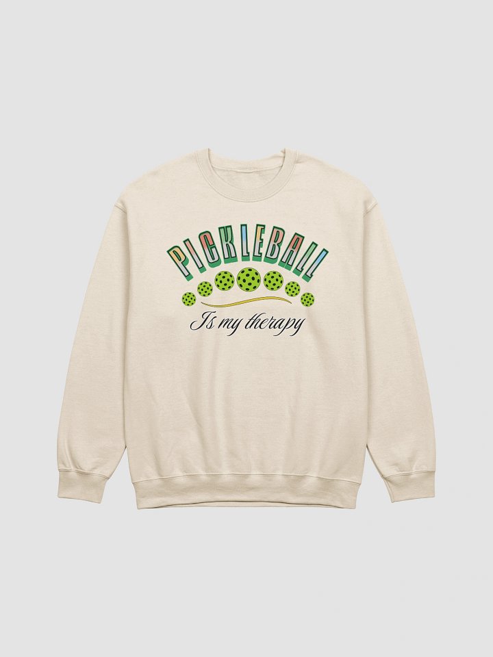 Pickleball Is My Therapy Therapeutic Crewneck Sweatshirt product image (1)