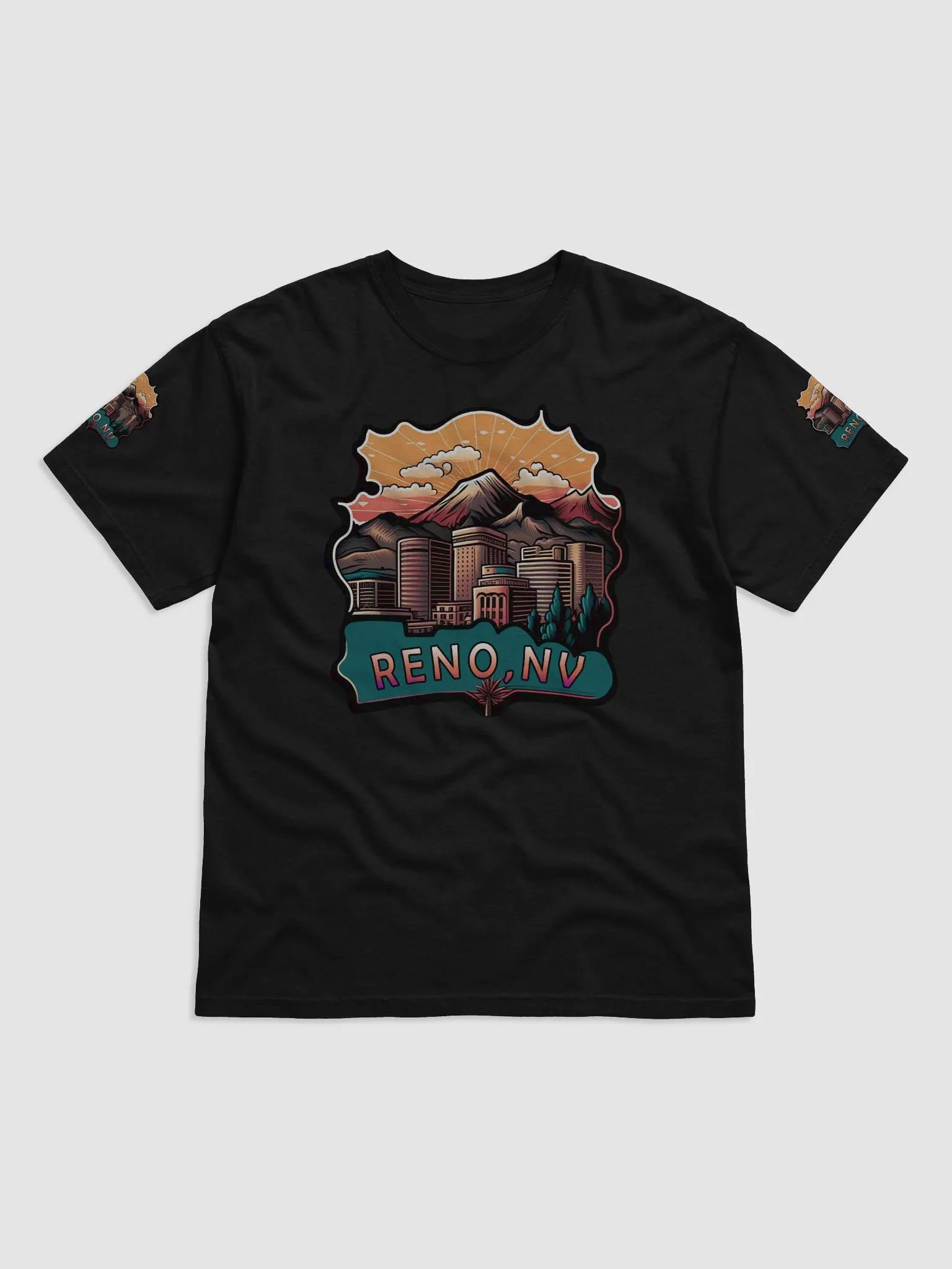 Retro Reno (Nevada) Cityscape Tee product image (4)