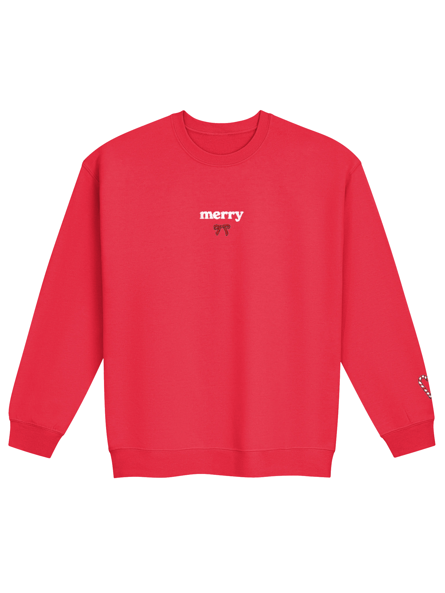merry embroidered crewneck product image (2)