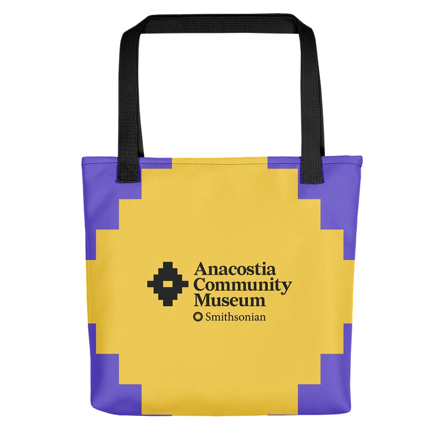 Powered by the People Tote (Purple/Yellow) Image 3