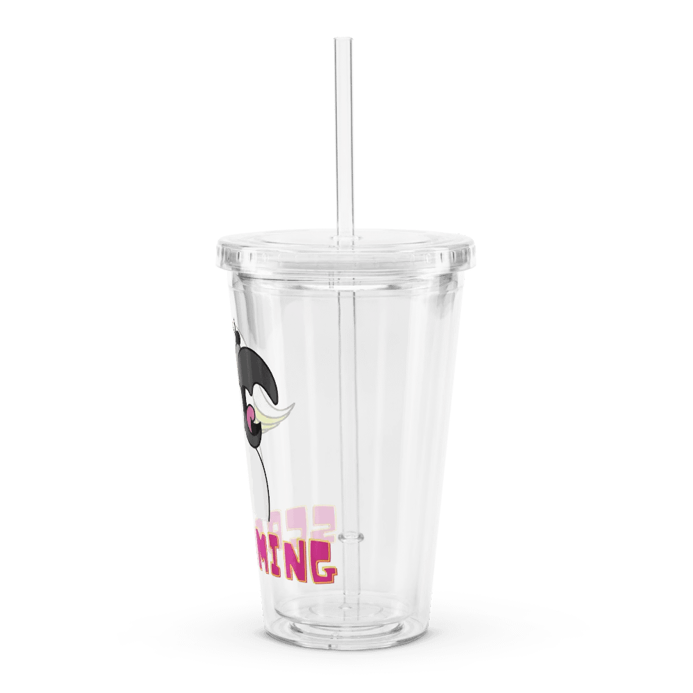 Screaming Cockatoo Clear Plastic Tumbler product image (4)