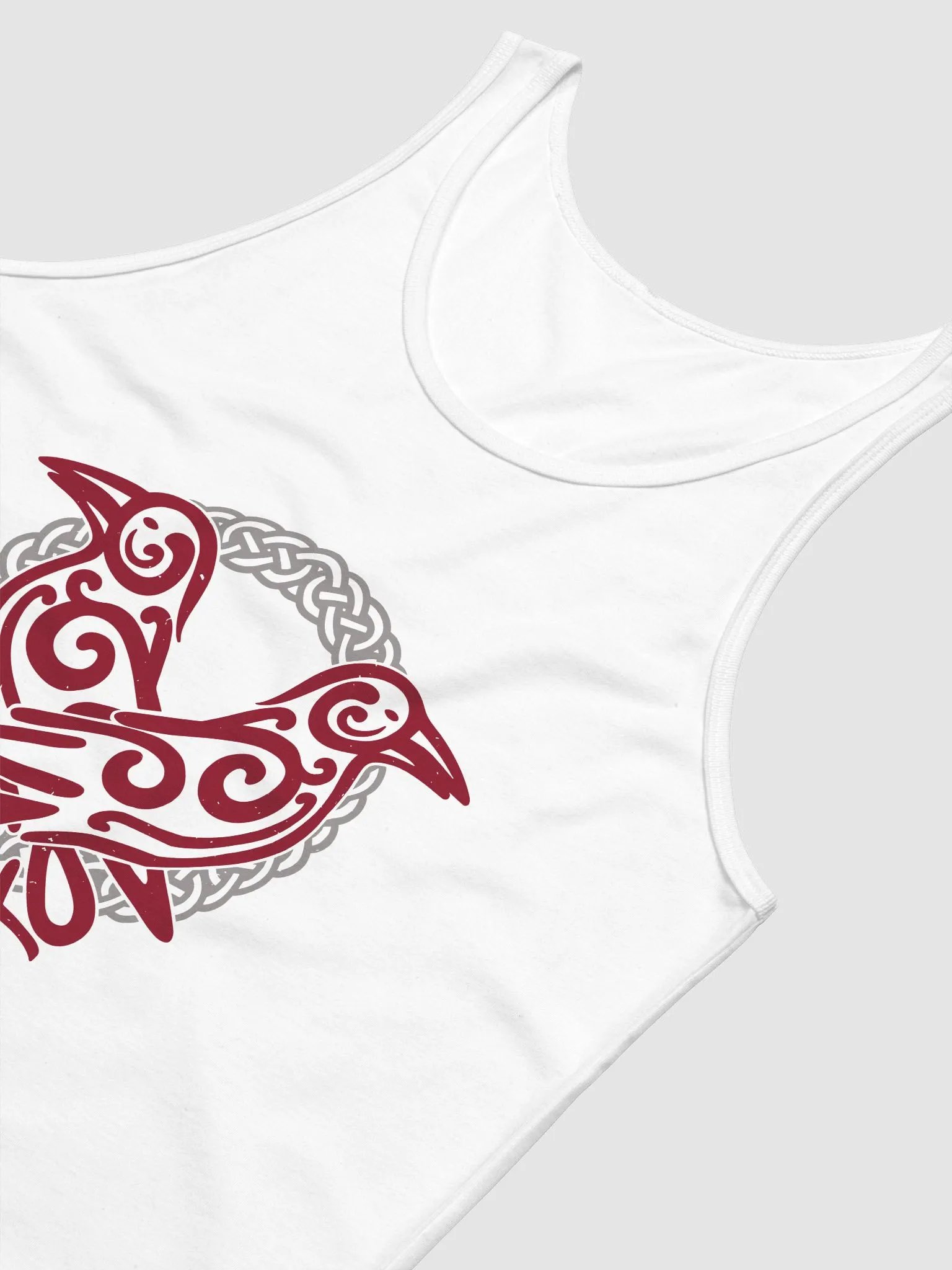 Burgundy Odin's Ravens Men's Tank Top product image (12)