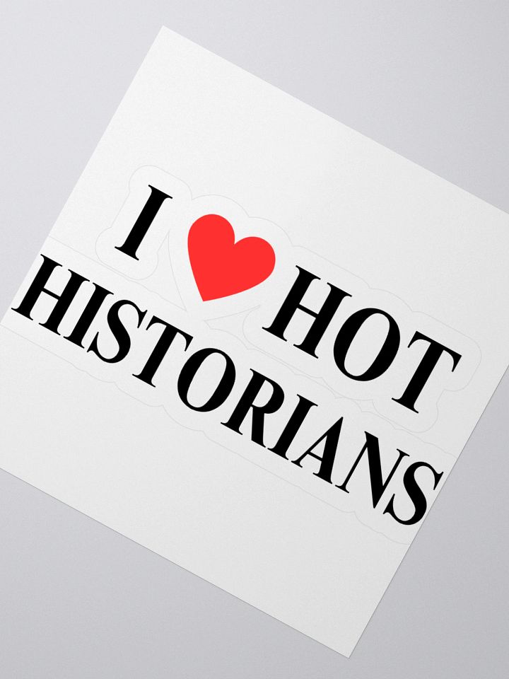 I HEART HOT HISTORIANS STICKER product image (8)