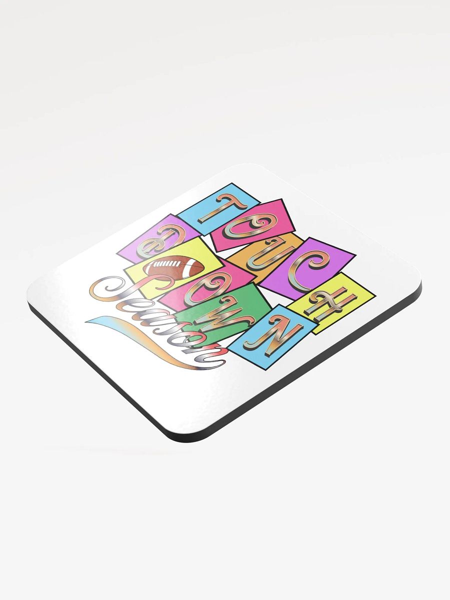Touchdown Season Glossed Cork Coaster product image (3)