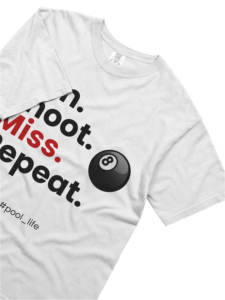 8-ball Pool Life T-shirt (White) product image (2)