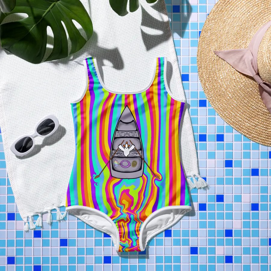 Row Row Row Your Boat youth swimsuit product image (8)