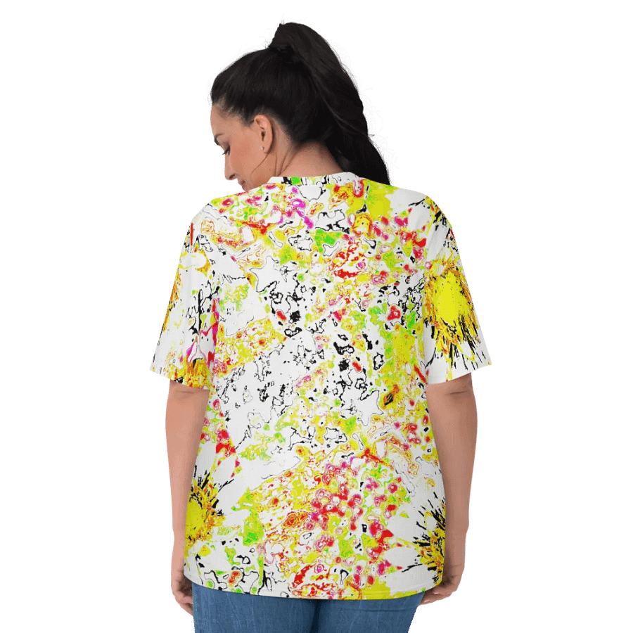 Abstract Vibrant Daisy Flower Women's T Shirt product image (8)