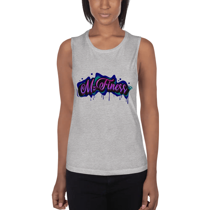 Neon Glow MzFiness Logo Tank product image (2)