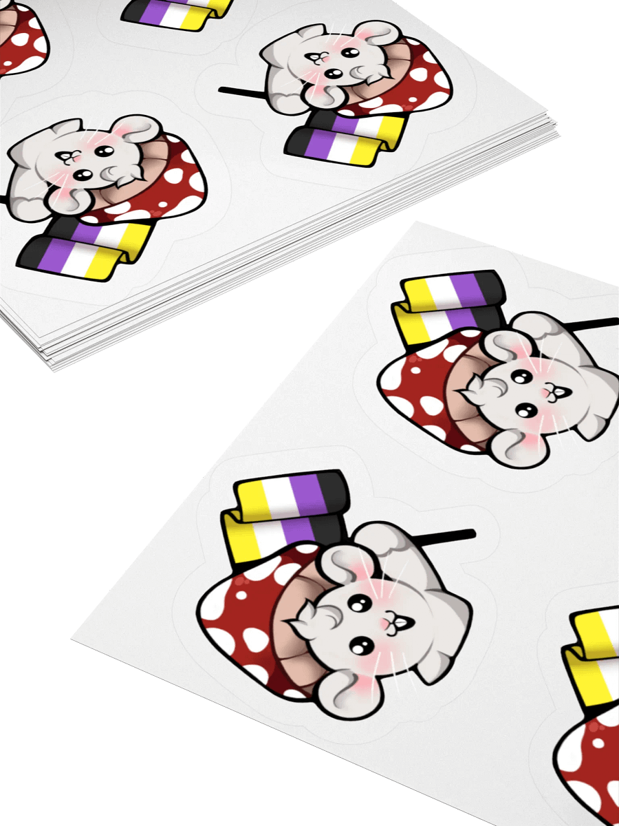 Nonbinary Pride Flag Stickers product image (4)