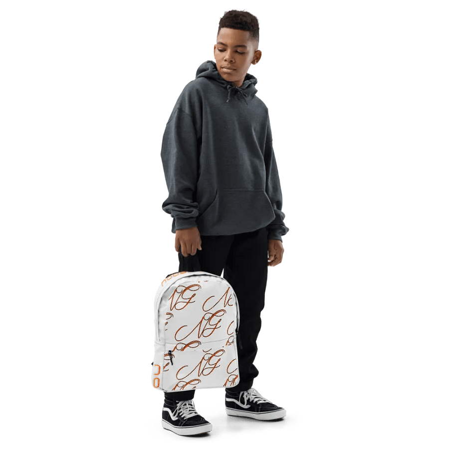 Ng text Stealthy Tech Backpack product image (6)