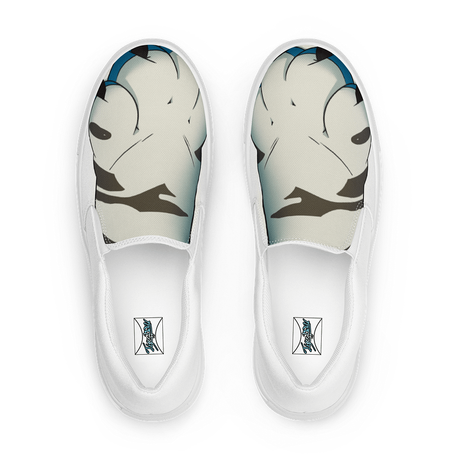 Tiger2Paws Men's Slip-On Canvas Shoes - White product image (1)
