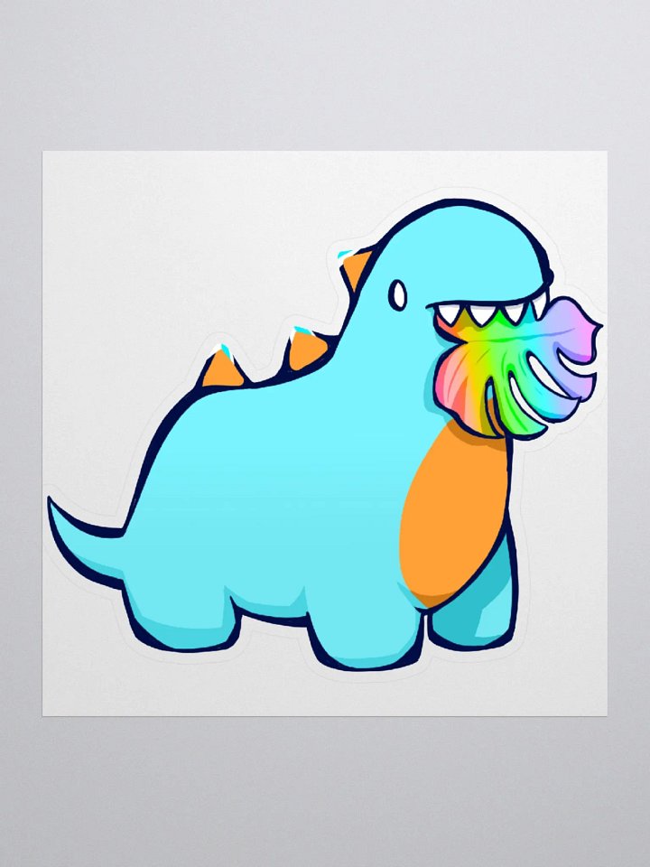 Monstera Munch Sticker product image (1)