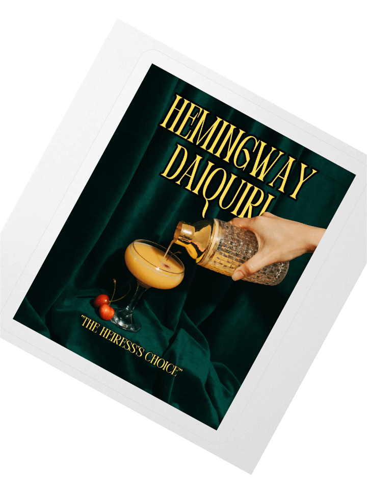 HEMINGWAY DAIQUIRI HEIRESS'S CHOICE STICKER product image (5)