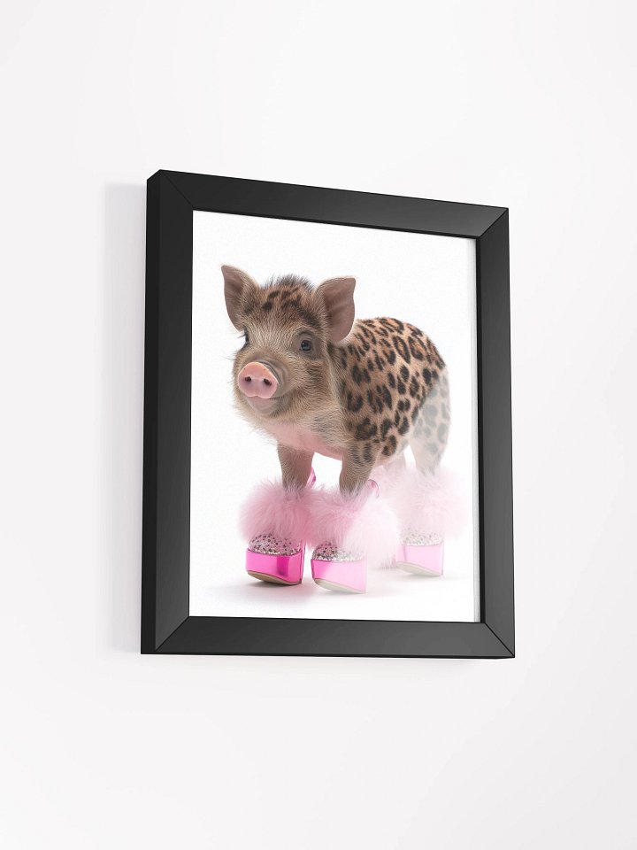 Glam Pig - Framed High-Quality Matte Poster product image (23)
