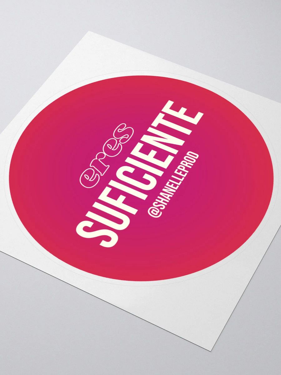 Sticker SUFICIENTE product image (7)