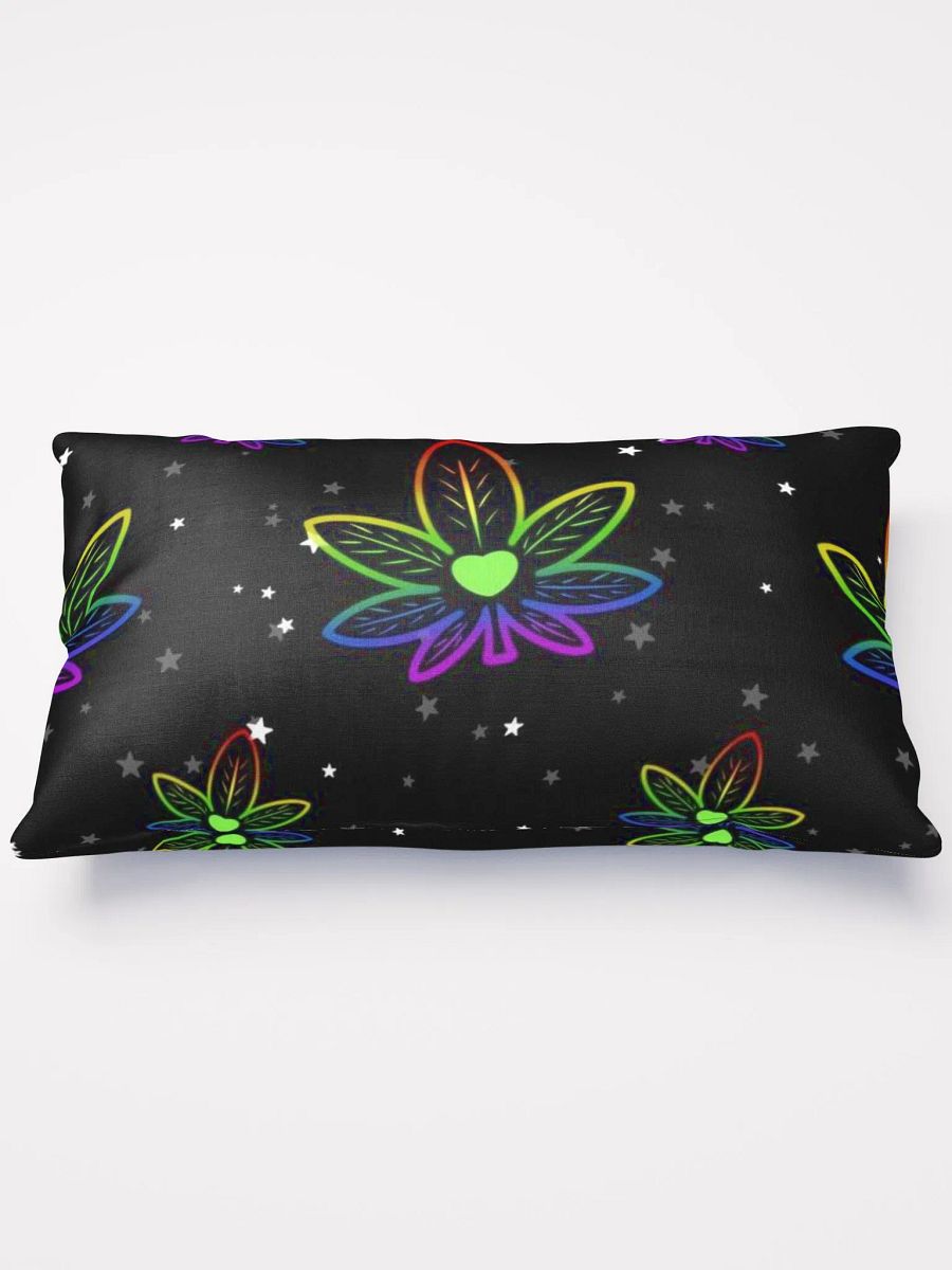All over rainbow leaf pillow product image (1)