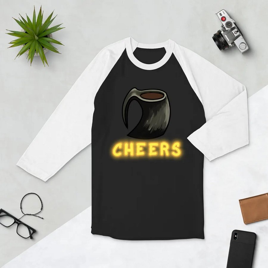 Cheers Raglan Shirt product image (5)